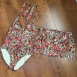 St John Swim suit & matching skirt